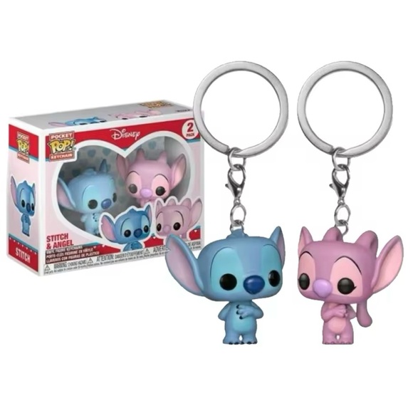 Disney Other - Disney stitch&angel Keychain/ lilo movie/ Disney characters